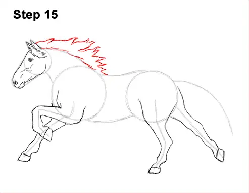 How to Draw a Horse Running