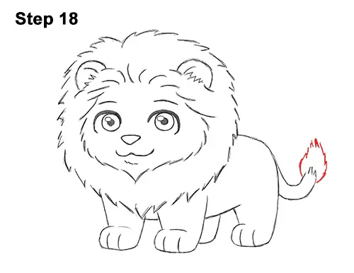 How to Draw a Lion (Cartoon)