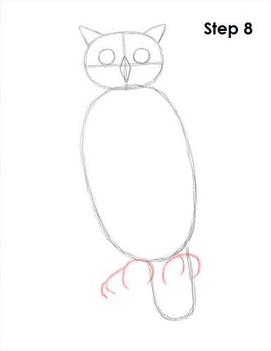 How To Draw An Owl Great Horned