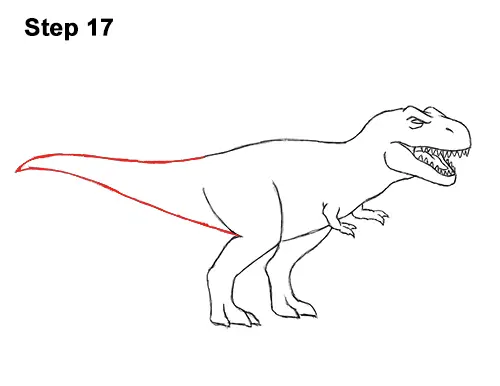simple t rex head drawing