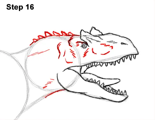 How to Draw an Allosaurus Dinosaur