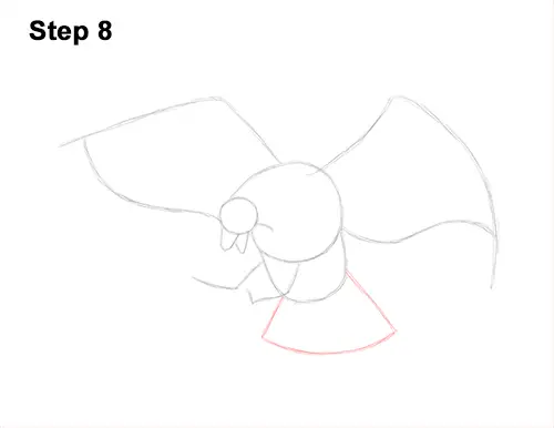 How to Draw Bald Eagle Hunting Swooping Wings 8