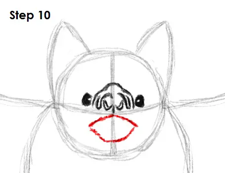 Draw Vampire Bat 10