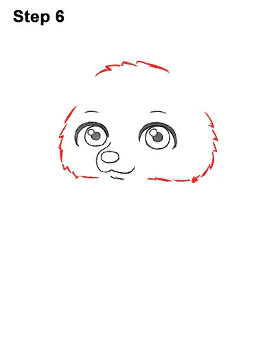 How to Draw a Cute Little Mini Chibi Cartoon Brown Bear Cub 6