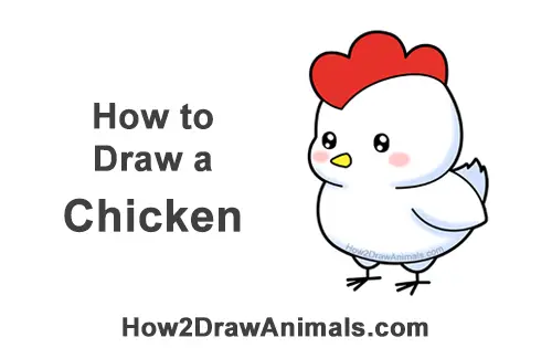 How to Draw Cute Cartoon Chicken Chibi Kawaii
