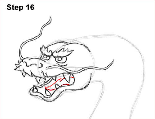 Draw Chinese Dragon 16