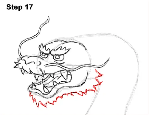 Draw Chinese Dragon 17