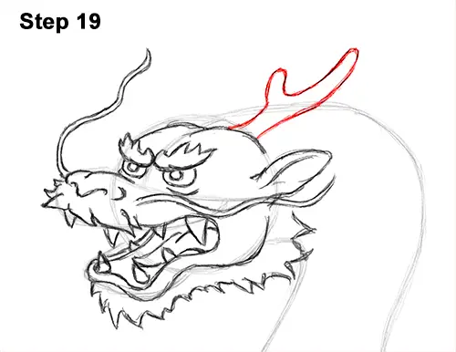 Draw Chinese Dragon 19