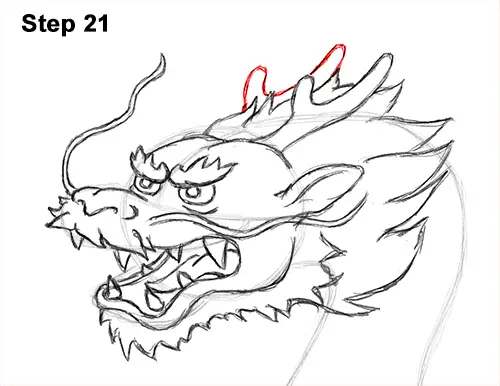 Draw Chinese Dragon 21