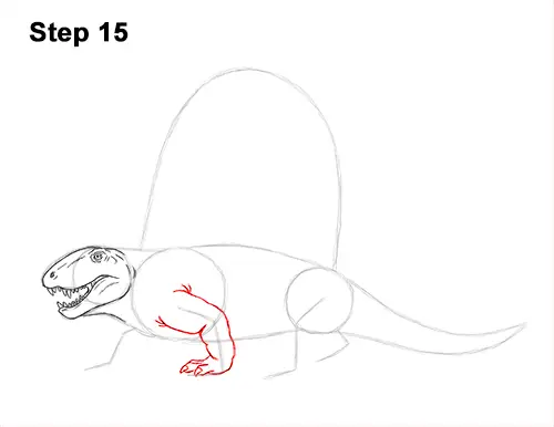 How to Draw a Dimetrodon VIDEO & Step-by-Step Pictures