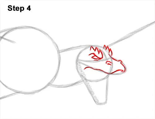 How to Draw a Flying Dragon Wyvern Fire 4