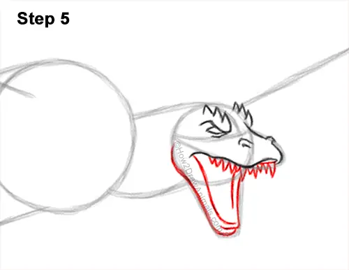 How to Draw a Flying Dragon Wyvern Fire 5