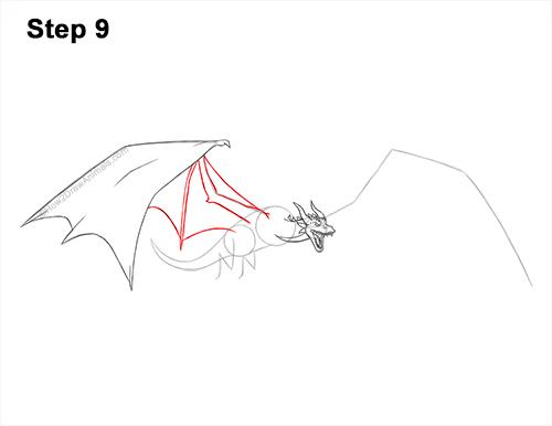 Awesome Flying Dragon Drawings