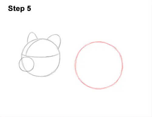 How to Draw a Russian Winter White Dwarf Hamster 5