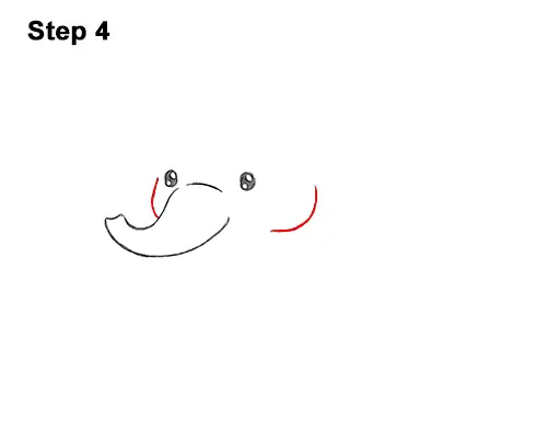 How to Draw Cute Cartoon Elephant Chibi 4