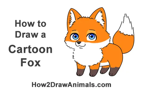 How To Draw A Fox Cartoon