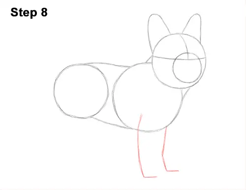 How to Draw French Bulldog Frenchie Puppy Dog 8