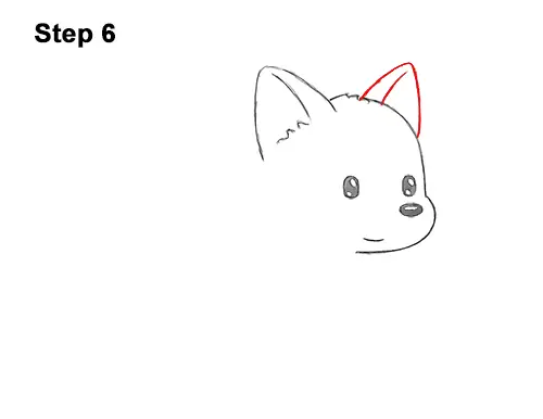 How to Draw Cute Cartoon German Shepherd Puppy Dog 6