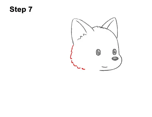 How to Draw Cute Cartoon German Shepherd Puppy Dog 7