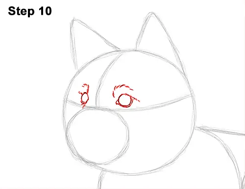 How to Draw a Cute German Shepherd Puppy Dog 10