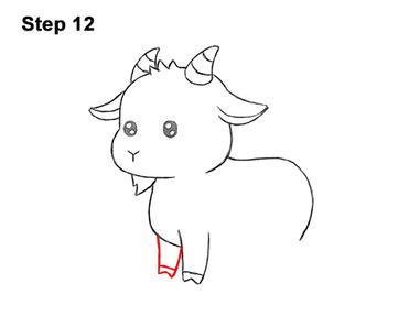 How to Draw a Goat (Cartoon) VIDEO & Step-by-Step Pictures How to Draw a Goat (Cartoon) VIDEO & Step-by-Step Pictures