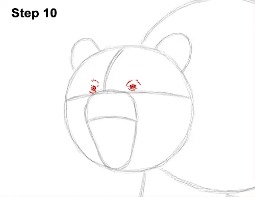 Draw a Growling Grizzly Bear Walking 10