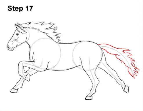 How to Draw a Horse Running