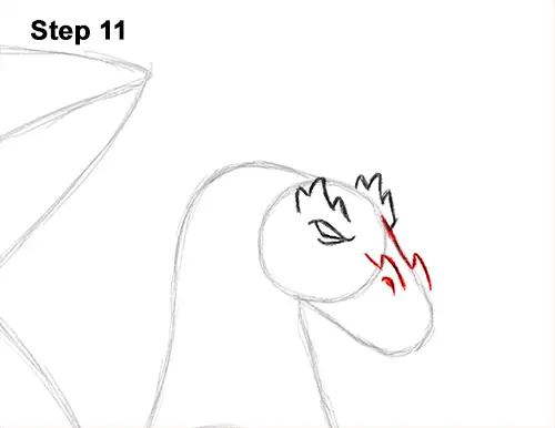 How to Draw a Cold Winter Ice Dragon 11