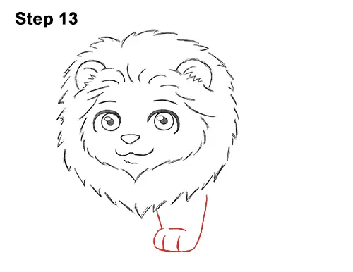 How To Draw A Lion Cartoon