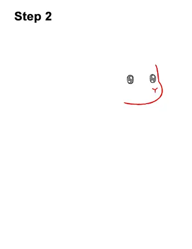 How to Draw Cute Cartoon White Llama 2