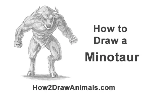 How to Draw Cool Angry Minotaur Bull Horns