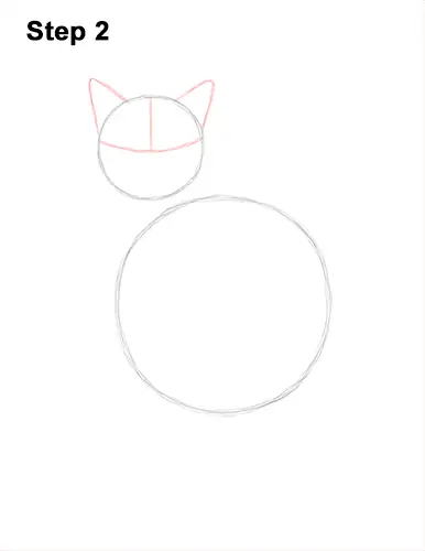 How to Draw a Ragdoll Cat Sitting 2