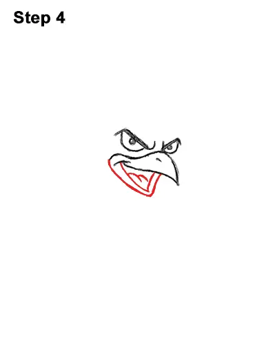 How to Draw Tough Cool Angry Brown Cartoon Rooster 4