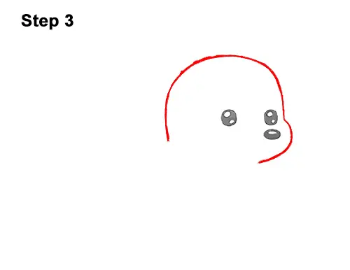 How to Draw a Cute Cartoon Harp Seal Pup Chibi Kawaii 3