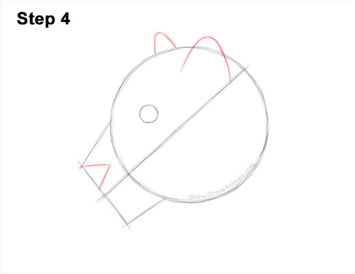 How to Draw a Snow Leopard Head Detail 4