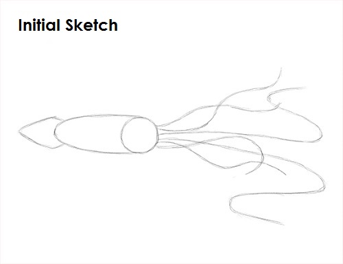 Squid Drawing Sketch Draw Squid Sketch