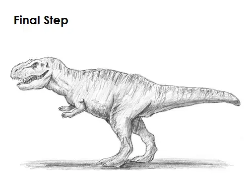 Draw Tyrannosaurus Rex Final