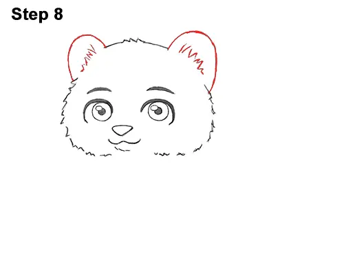 Draw Cartoon Mini Little Tiger Cub 8
