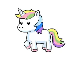 How to Draw a Cute Unicorn Cartoon Pony