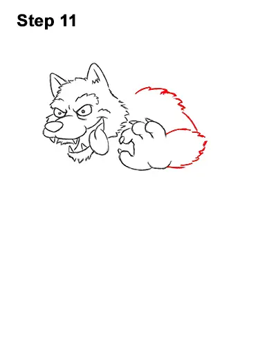 How To Draw A Cartoon Werewolf Video Step By Step Pictures