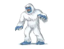 How to Draw a Yeti Abominable Snowman